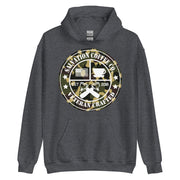 Camo SALCO Ring Unisex Hoodie Heather Grey, Military Green