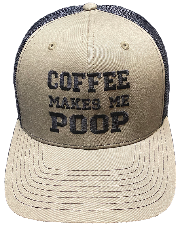 Coffee Poop Trucker Hat